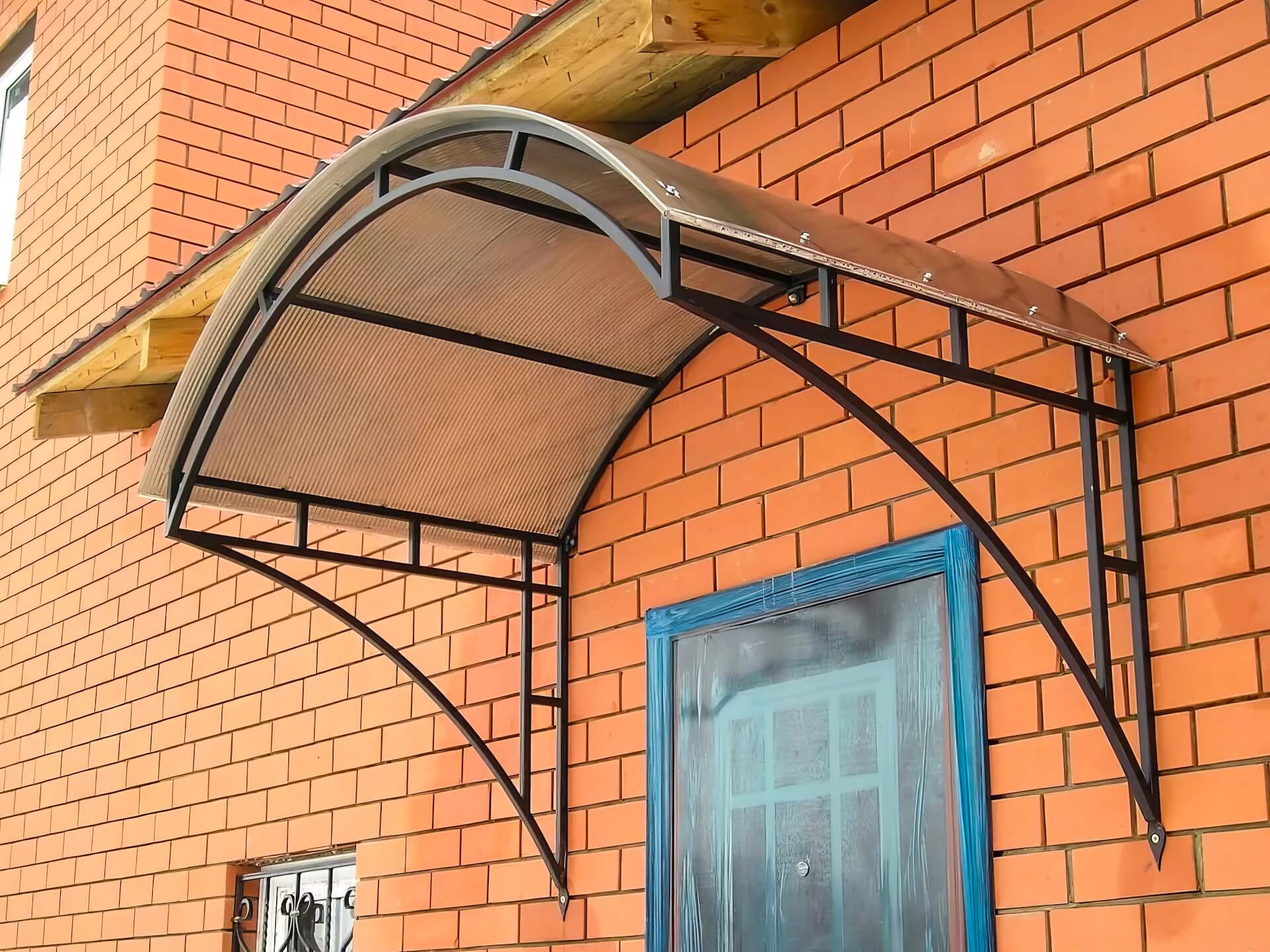Металлические козырьки — фото 3